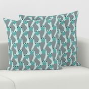 Sweet sloth tropical tree jungle animal print boys winter blue