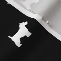 Westie west highland terrier dog silhouette black