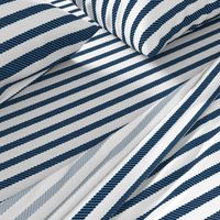 16-02a Nautical Navy Blue Mint Stripe Beach Rope Sail Boat_Miss Chiff Designs