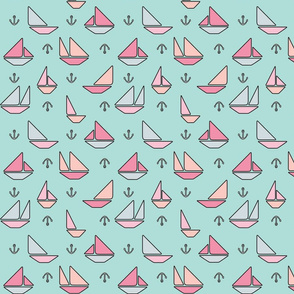 Ship Shapes Flamingo