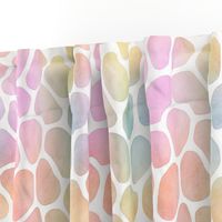 Pastel Rainbow Watercolor Giraffe Pattern