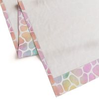 Pastel Rainbow Watercolor Giraffe Pattern