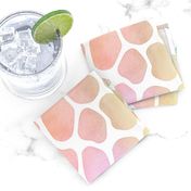 Pastel Rainbow Watercolor Giraffe Pattern