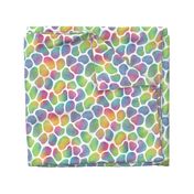 Bright Rainbow Watercolor Giraffe Pattern