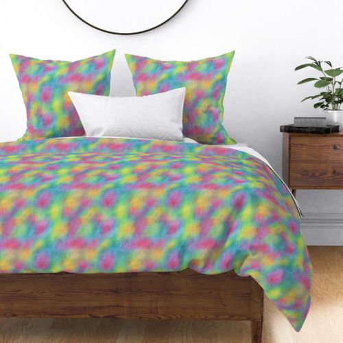 Bright Rainbow Watercolor Pattern