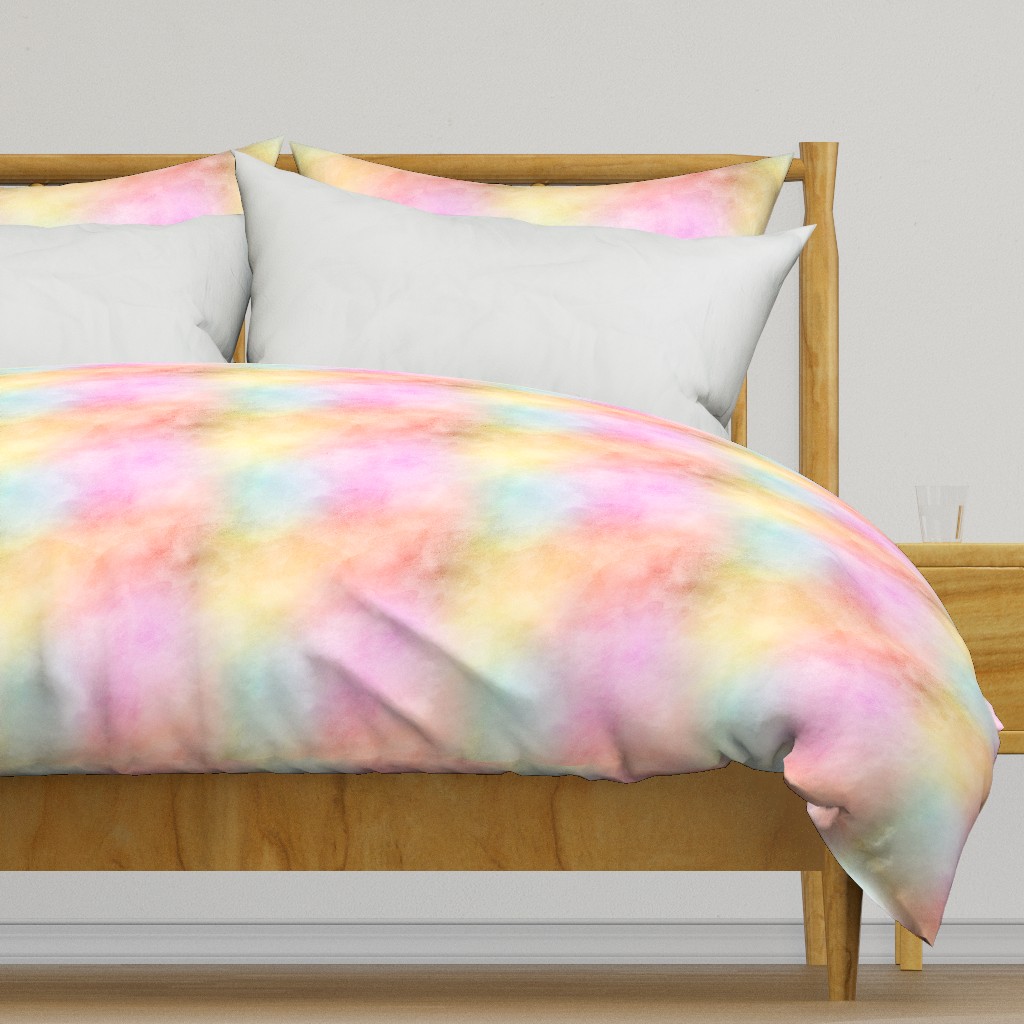 Pastel Rainbow Watercolor Pattern