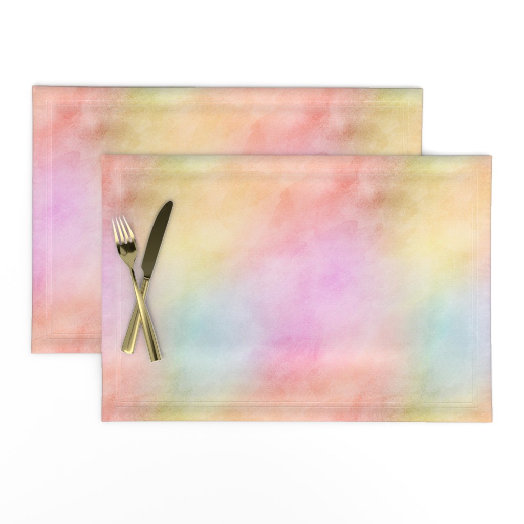 Pastel Rainbow Watercolor Pattern