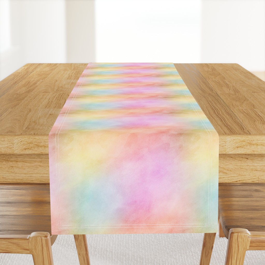 Pastel Rainbow Watercolor Pattern