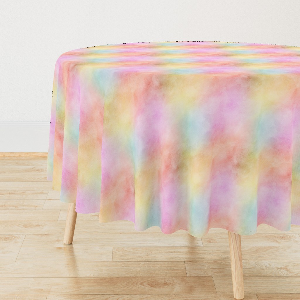 Pastel Rainbow Watercolor Pattern