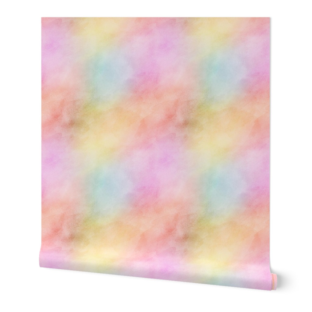 Pastel Rainbow Watercolor Pattern