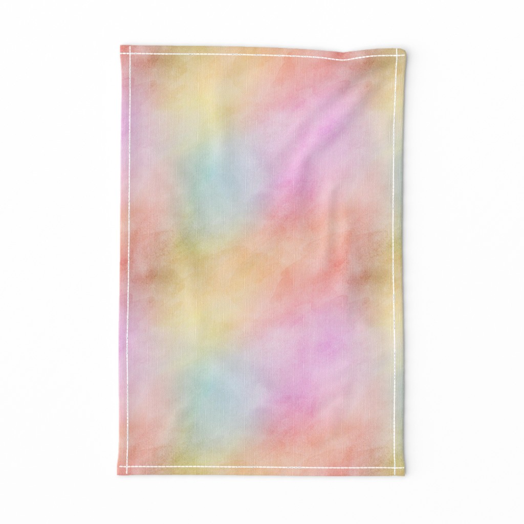 Pastel Rainbow Watercolor Pattern
