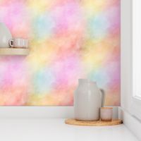 Pastel Rainbow Watercolor Pattern