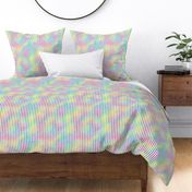 Bright Rainbow Vertical Stripes Pattern 1