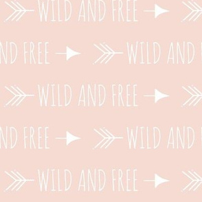 Wild and free arrows - pale peach