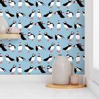 just puffins aquamarine small