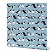 just puffins aquamarine small