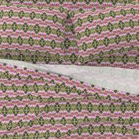 Pink Rose Crosswise Stripes