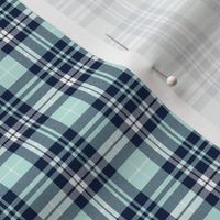 (micro print) fall plaid (blue, navy, white) || the bear creek collection