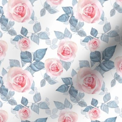 Roses. Delicate pattern