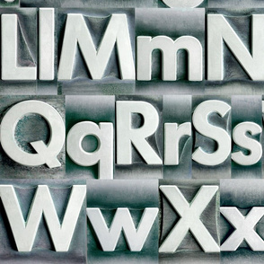Metal Letterpress Type - large
