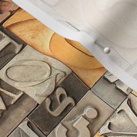 Metal & Wood Letterpress Type - medium