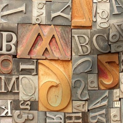Metal & Wood Letterpress Type - medium
