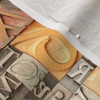 Metal & Wood Letterpress Type - small