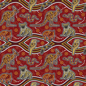  Australian Aboriginal Bestiary - Dreamtime Animals in Artistic Harmony, Small