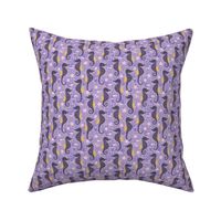 Seahorse in coral reef purple (small)
