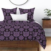 Cat Damask Dark 