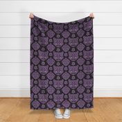 Cat Damask Dark 