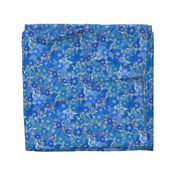 Silky Floral Royal Blue 300L