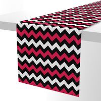 Black and Red Chevron