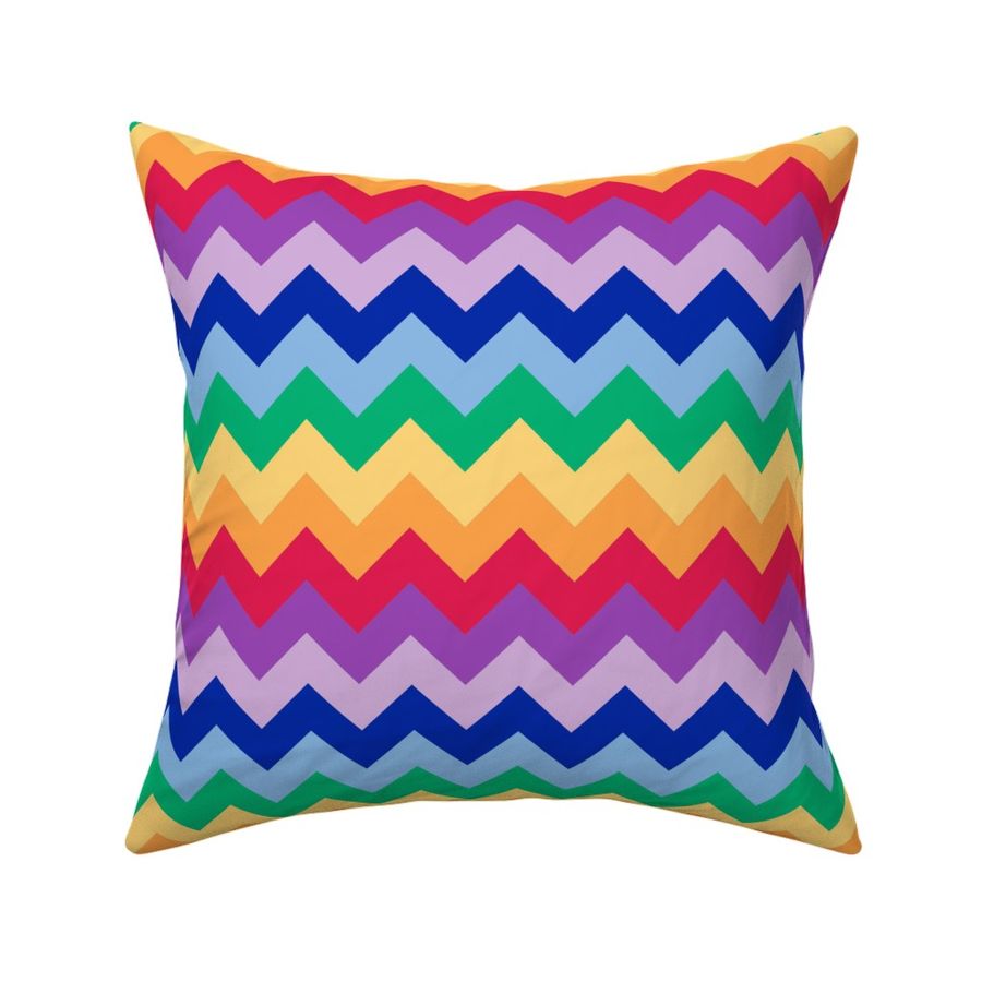 Rainbow Tangram Chevron