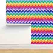 Rainbow Tangram Chevron