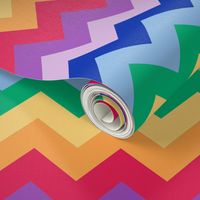 Rainbow Tangram Chevron