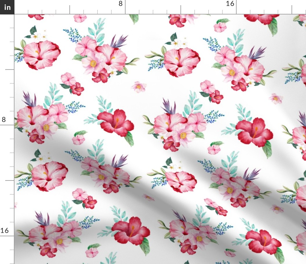 9" Surfer Girl Florals / Extra Florals 