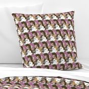 Doughnuts and coffee Pembroke Welsh Corgi portraits tan