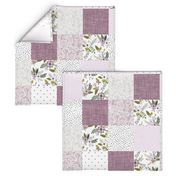 lavender sprigs patchwork wholecloth