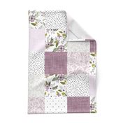 lavender sprigs patchwork wholecloth