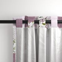 lavender sprigs patchwork wholecloth