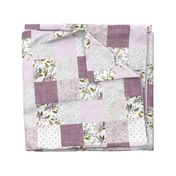 lavender sprigs patchwork wholecloth