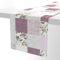 lavender sprigs patchwork wholecloth