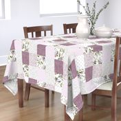 lavender sprigs patchwork wholecloth