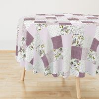 lavender sprigs patchwork wholecloth