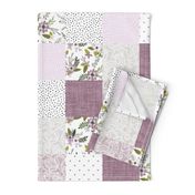 lavender sprigs patchwork wholecloth