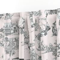 *NEW* Hampton Golf Toile -Pastel Pink