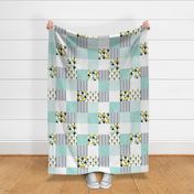 aqua adventurer patchwork wholecloth