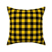 mustard yellow buffalo plaid