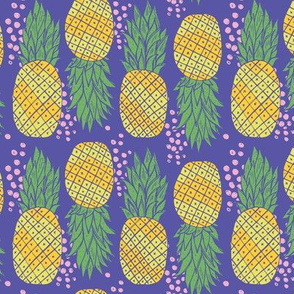 Fancy Pineapples with Pink Dots